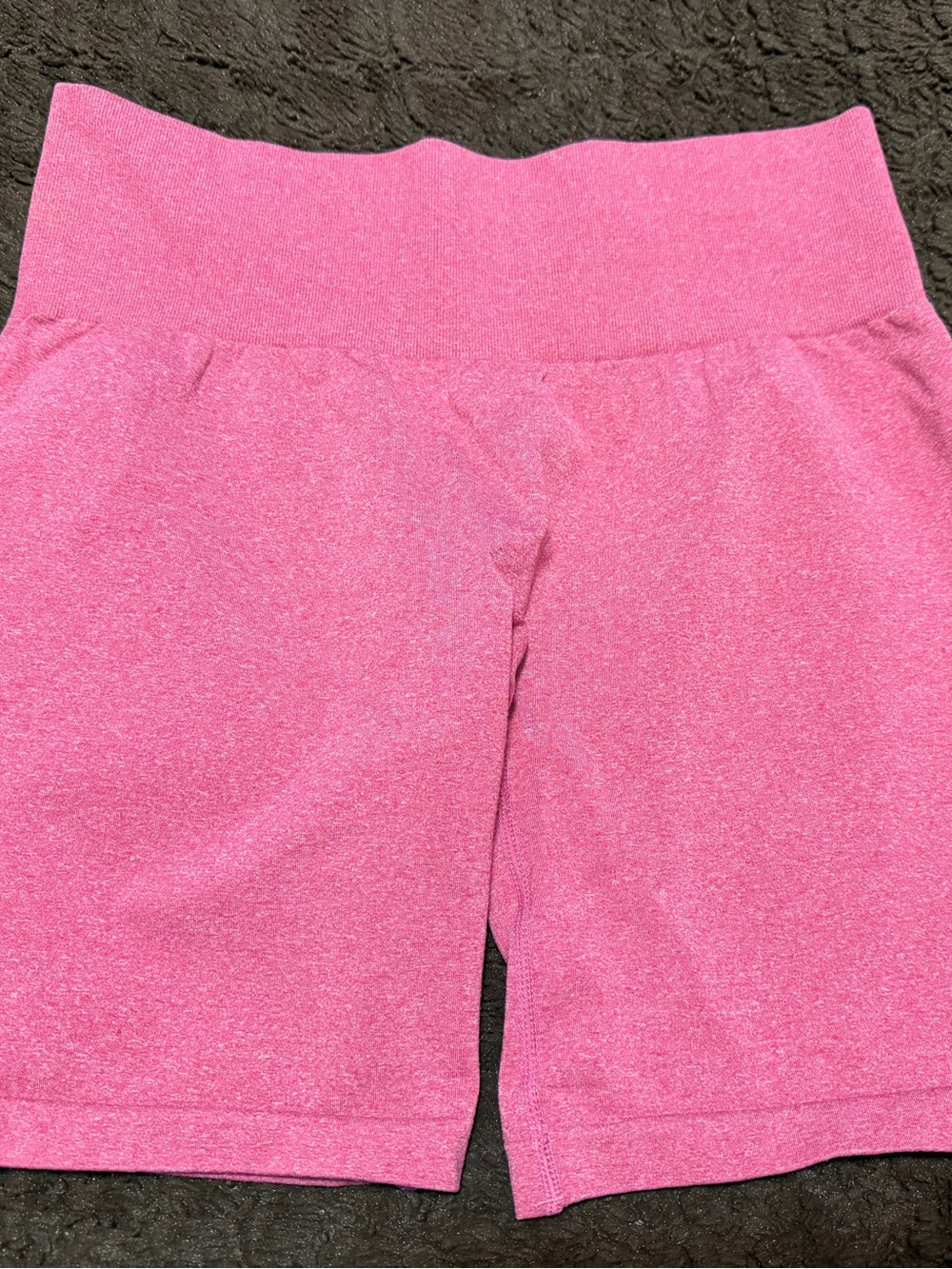 NVGTN Women's High-Waisted Biker Shorts in Crimson